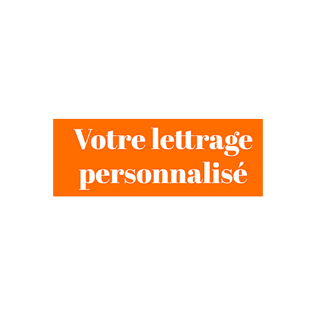 Lettres adhésives personnalisées