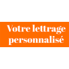 Lettres adhésives personnalisées